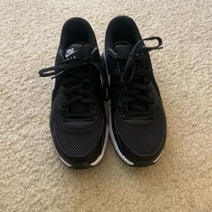 Black and white Nike air max shoes :)